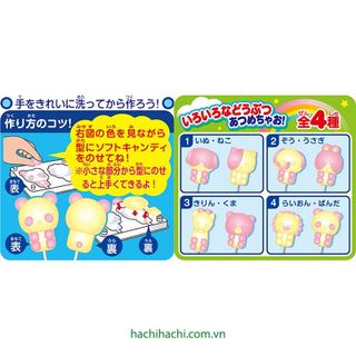 Kẹo mềm nặn hình thú Coris vị dâu & chanh 33g - Hachi Hachi Japan Shop giá sỉ