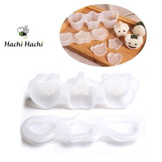 Khuôn làm cơm nắm Sushi Inomata (Hình tim, hình sao, hình gấu) - Hachi Hachi Japan Shop