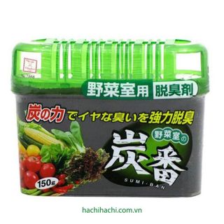 Chất khử mùi ngăn đựng rau củ trong tủ lạnh Kokubo 150g - Hachi Hachi Japan