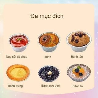 SET 100 CHÉN GIẤY BẠC NƯỚNG BÁNH TART TRỨNG - SET 100 BÁT BẠC GIÁ SỈ