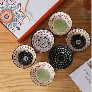 BỘ 6 CHÉN ĐŨA HOA NHÍ KÈM ĐŨA