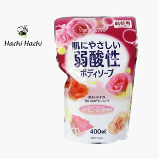 Sữa tắm Animo Weak acid Harmony Rose 400ml (Hương hoa hồng quyến rũ) - Hachi Hachi Japan Shop giá sỉ