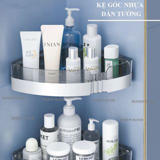 Kệ góc để đồ nhà tắm dán tường, kệ chữ nhật dán tường kệ dán tường đa năng REDEPCHAT68