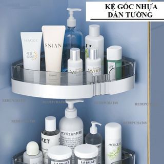 Kệ góc để đồ nhà tắm dán tường, kệ chữ nhật dán tường kệ dán tường đa năng REDEPCHAT68