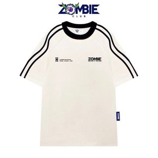 Áo thun Cotton KHÔ CHẠY VIỀN  5 MÀU CHỮ NGỰC ZOMBIE,form rộng tay lỡ Unisex Oversize Nam Nữ mặc đều đẹp