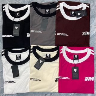 Áo thun Cotton KHÔ CHẠY VIỀN  5 MÀU CHỮ NGỰC ZOMBIE,form rộng tay lỡ Unisex Oversize Nam Nữ mặc đều đẹp