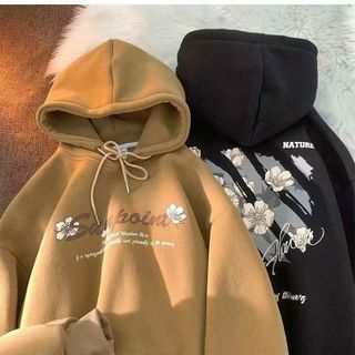 ÁO HOODIE NỈ NAM NỮ IN HÌNH HOA HỌA TIẾT THỜI TRANG HOT