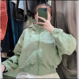Áo Khoác Nhung Gân Nữ Form Rộng Mẫu Trơn Siêu Xinh Thời Trang