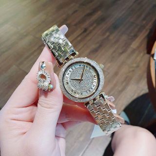 ĐỒNG HỒ NỮ CAO CẤP M.K FULL ĐÁ SIZE 33 L2