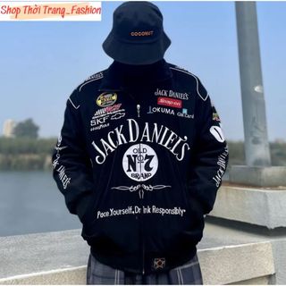 Áo Khoác JackDaniels Racing Jacket Tặng Sticker Cực Chất - Thời Trang Hot Trend