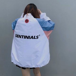 Áo Khoác Dù SENTINIALS 2 Lớp Form Rộng Nam Nữ Unisex, Áo Gió Bomber Bóng Chày Chống Nắng Ulzzang