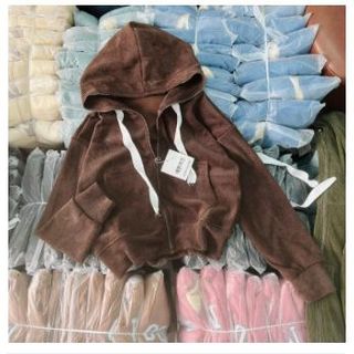 Áo khoác nhung tăm nữ cao cấp-mẫu mới hot trend