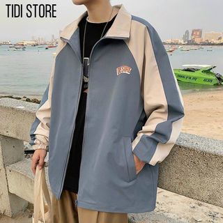 Áo Khoác Dù Cổ Bẻ Nam Nữ DESIRE Khoá Kéo Chất Dù 2 Lớp Dày Dặn