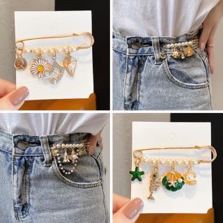 Ghim Cài Áo Cố Định Quần Áo Chống Chói Điều Chỉnh to nhỏ thời trang dành cho nữ (3 mẫu như hình)