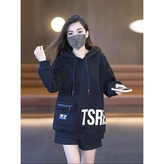Áo Khoác Hoodie Nữ In Chữ TSRE Có Túi Kiểu Đẹp & Tiện Lợi Chất Nỉ Mềm Mịn Đa Sắc Màu Mẫu Mới Cực Hot