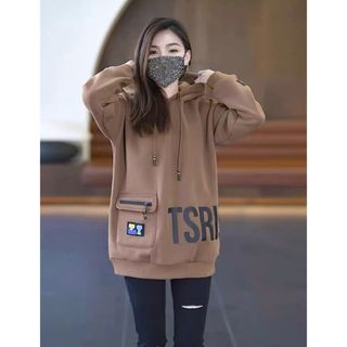 Áo Khoác Hoodie Nữ In Chữ TSRE Có Túi Kiểu Đẹp & Tiện Lợi Chất Nỉ Mềm Mịn Đa Sắc Màu Mẫu Mới Cực Hot