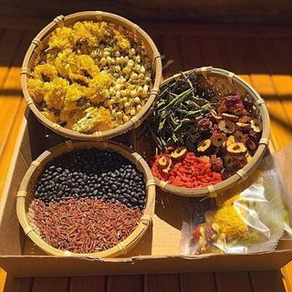 TRÀ GẠO LỨT ĐẬU ĐEN MIX 8 VỊ THẢO MỘC - BAMBOO