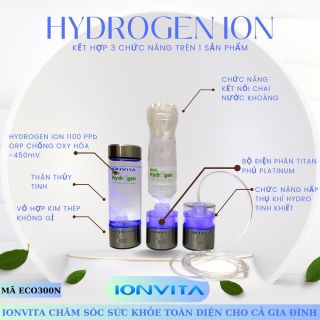 Bình điện phân nước giàu Hydrogen IONVITA 3 chức năng mã ECO300N giá sỉ