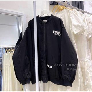 Áo Khoác Nhung Nam Nữ 2 Lớp ( Lót Dù ) in  Kiểu Dáng Thể Thao Form Rộng Dài
