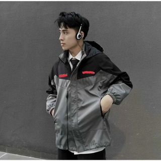 Áo Khoác Gió  Nam Nữ Chất Dù 2 Lớp Form Rộng Thiết Kế Trẻ Trung Năng Động Có Nón Chống Nắng Cao Cấp Siêu Đẹp