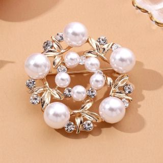 Ghim Cài Áo Nữ Hình Bông Hoa Đính Đá Thời Trang Hàn Quốc Dễ Thương