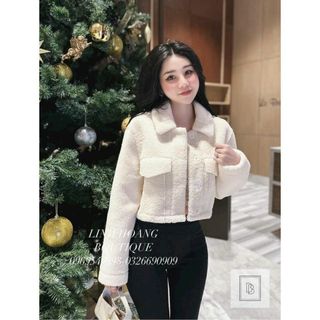 [Hot] Áo Khoác Nữ Mùa Đông Kiểu Lửng Ngàng Mông 1 Lớp Lông Form Dáng Chuẩn Đẹp Cực Kỳ Ấm Áp