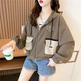 ÁO KHOÁC NỈ DÁNG LỬNG THÊU CHỮ ON CÓ TÚI HỘP SIÊU ĐẸP PHONG CÁCH