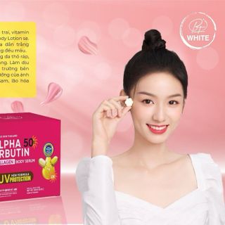 (Mẫu mới) Kem Dưỡng Trắng Da Chống Nắng Alpha Arbutin Collagen Body Thái Lan 250gam