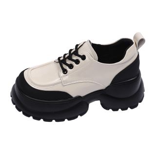 Giày da nhỏ Mary Jane đế cao 5cm thời trang phiên bản Hàn Quốc mùa xuân 2024