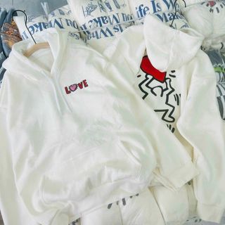 [Hot] Áo Khoác Hoodie Nỉ Nam Nữ Với Chất Liệu Vải Nỉ Dày Dặn Áo In Chữ LOVE Nổi Bật Form Rộng Chất Lượng Áo Đẹp VN