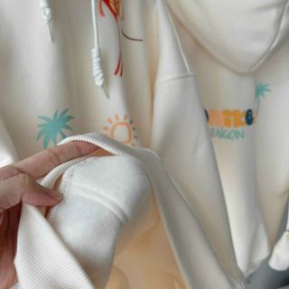 Áo khoác hoodie Nam Nữ Chất Nỉ ngoại mẫu chui icon dễ thương in Thích Biển cho mùa hè sôi động giá sỉ