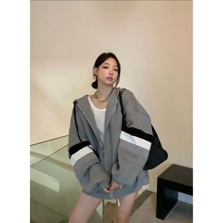 ÁO KHOÁC HOODIE NỈ NGOẠI NỮ DÂY KÉO TRƠN ÁO PHÓI SOC TAY CỰC CHẤT HOT TREND