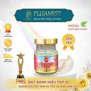 Hộp Quà 6 hũ Yến Sào Kid Plus hàm lượng 35% yến Putanest
