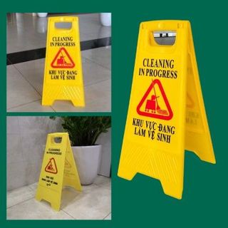Biển Báo chữ A nhựa ABS Khu Vực Đang Thi Công