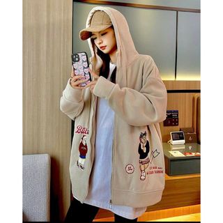 [Hot] Áo Khoác NỈ Nữ Phối Túi Hợp Như Hình_Logo Thêu Sắc Nét Chất Nỉ Dày Dặn Cao Cấp