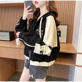 ÁO KHOÁC HOODIE NỈ NỮ DÂY KÉO CÓ NÓN PHỐI MAU CỰC HOT FORM CHUẨN THỜI TRANG