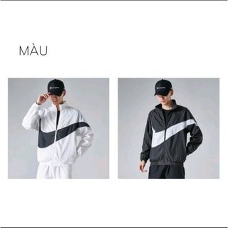 Áo Khoác Dù 2 Lớp  Chữ NIikee Phối Màu Cực Đỉnh Form Chuẩn Thời Trang Hot Trend
