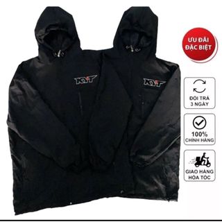 Áo khoác KYT Dù 2 Lớp, Thêu Chũ KYT Siêu Chất, Có Thêm Túi Ở Phía Trước Ngực Phong Cách