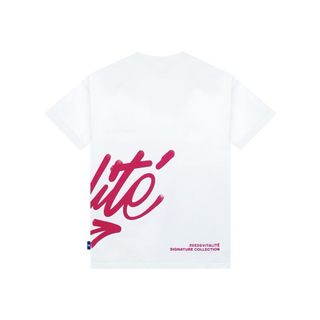 Áo thun unisex form rộng AT383 chất vải cotton in brand name