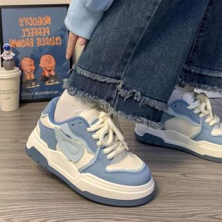 Giày Thể Thao Sneaker Nữ Cánh Thiên Thần Đế Dày Dây Bản To Phong Cách Hàn Quốc