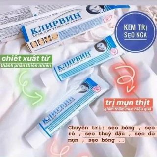 Kem trị sẹo Klirvin Nga ( nhận đơn từ 20 tuýp)