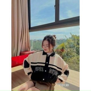 ÁO KHOÁC BOMBER NỮ DA LỘN 2 LỚP PHỐI ÁO CỰC CÁ TÍNH FORM CÁNH DƠI HOT