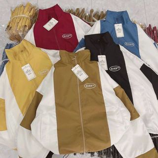 Áo Khoác Dù Ngoại Croptop Lửng 2 lớp Dây Rút Túi Hộp - Tay Cánh Dơi Gió Có Khóa Kéo Zip Unisex