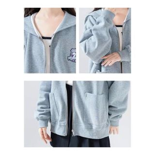 [Hot] Áo Khoác Nỉ Nữ Dây Phối Túi Hộp Cực Xinh Logoo Thêu Số 21 Nối Bật Mẫu Mới Siêu Xinh