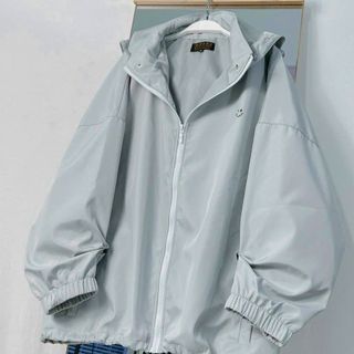 Áo khoác nam nữ áo gió vải dù cao cấp 2 lớp nón rộng chống nắng tia UV phong cách Hàn Quốc, áo khoát dù trơn in