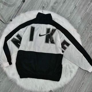 Áo khoác dù NIKEe In SLC Logo siêu hot, Jacket Vintage vải dù 2 lớp cao cấp thời trang Hàn Quốc