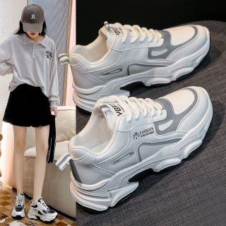 Giày nữ sneaker độc đáo thể thao phong cách Hàn Quốc xiteen, có phản quang cá tính năng động
