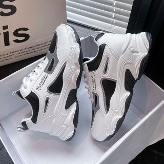 Giày nữ sneaker độc đáo thể thao phong cách Hàn Quốc xiteen, có phản quang cá tính năng động