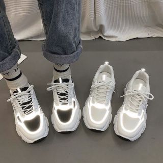 Giày nữ sneaker độc đáo thể thao phong cách Hàn Quốc xiteen, có phản quang cá tính năng động