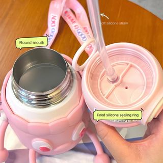 Bình Giữ Nhiệt Inox Trẻ Em Bạch Tuột 500ml